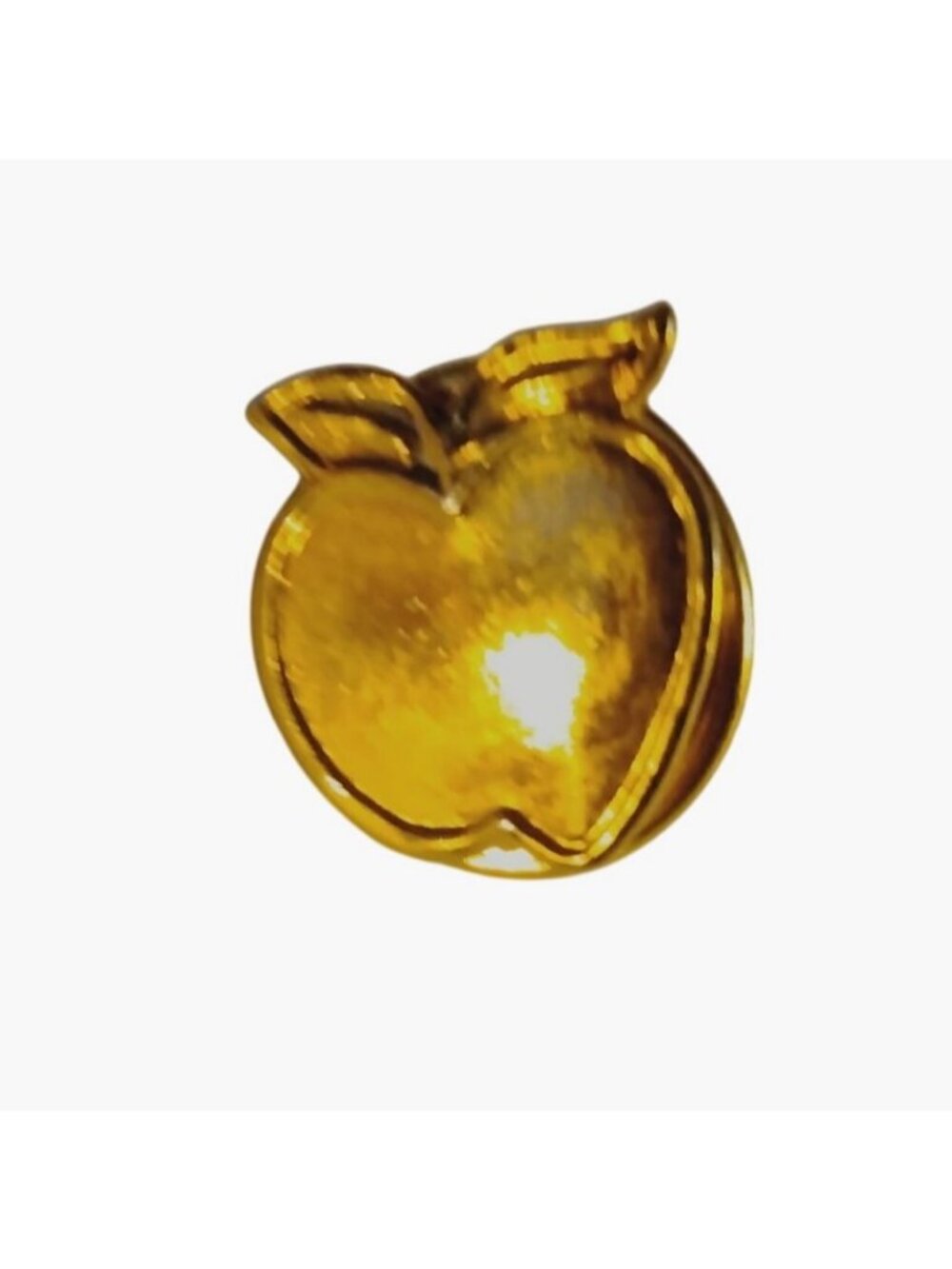 Apple Shaped Pinback Lapel Pin Teacher Doctor Gift Collectible Jewelry - Picture 2 of 5
